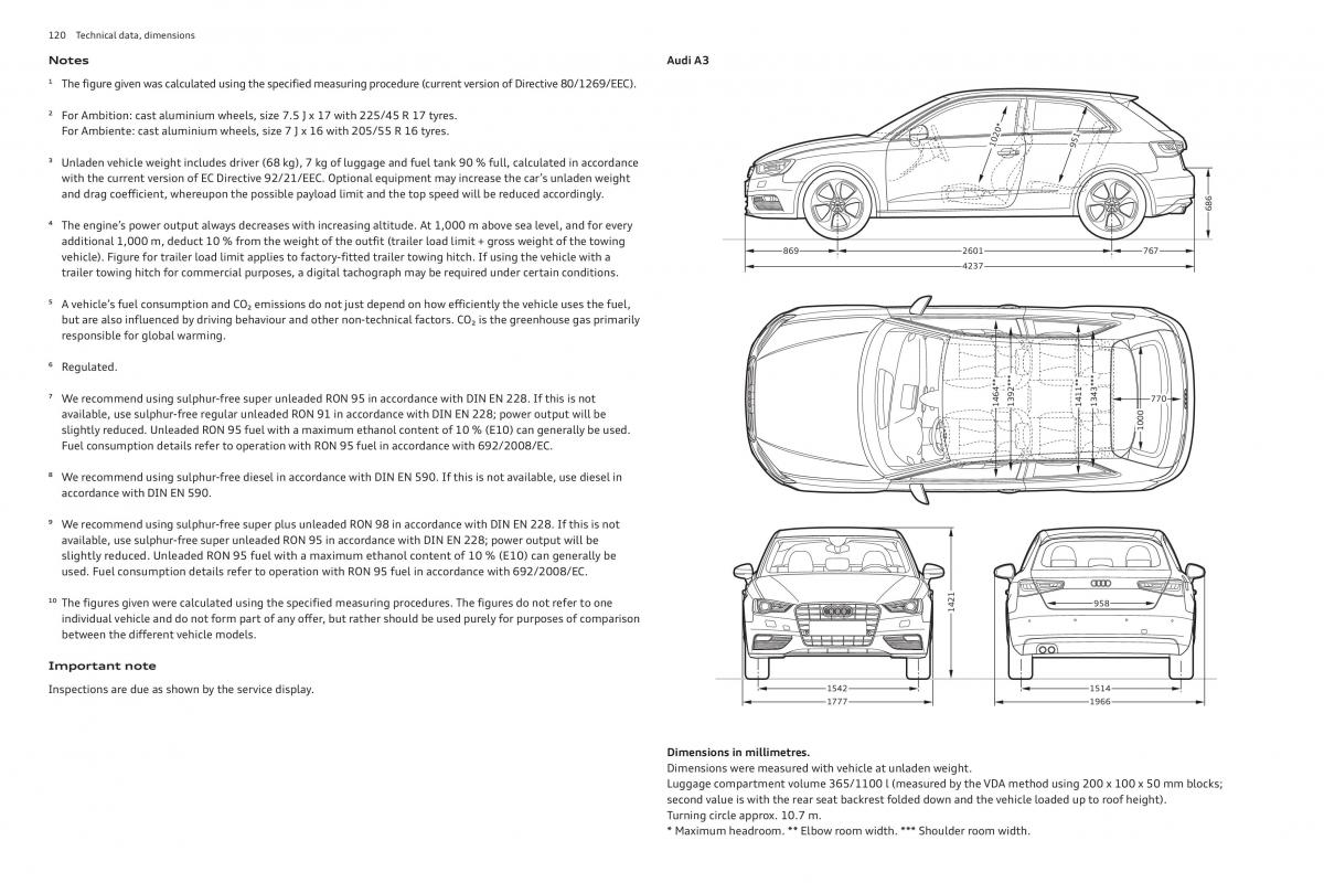 manual  Audi A3 III 3 Sportback instrukcja / page 120