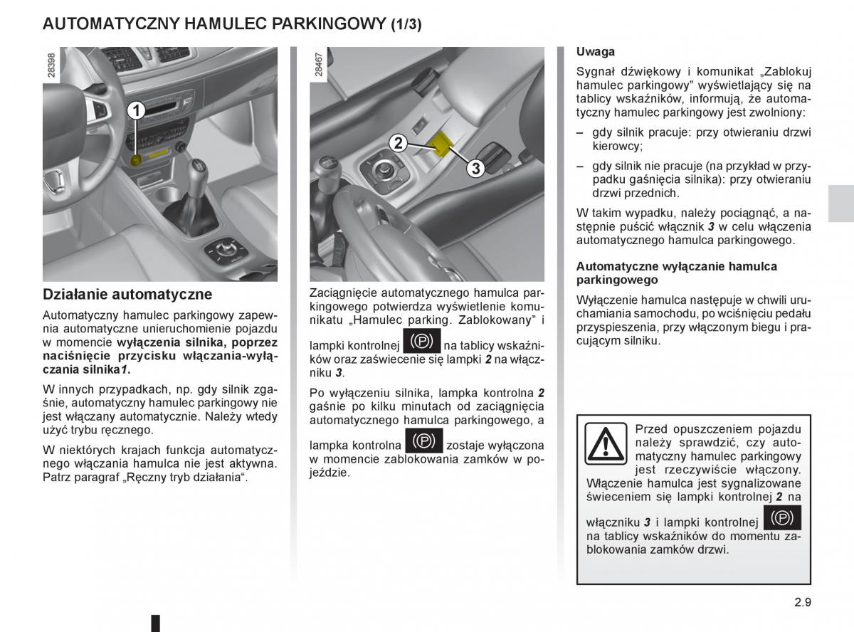 Renault Megane III 3 manual / page 93