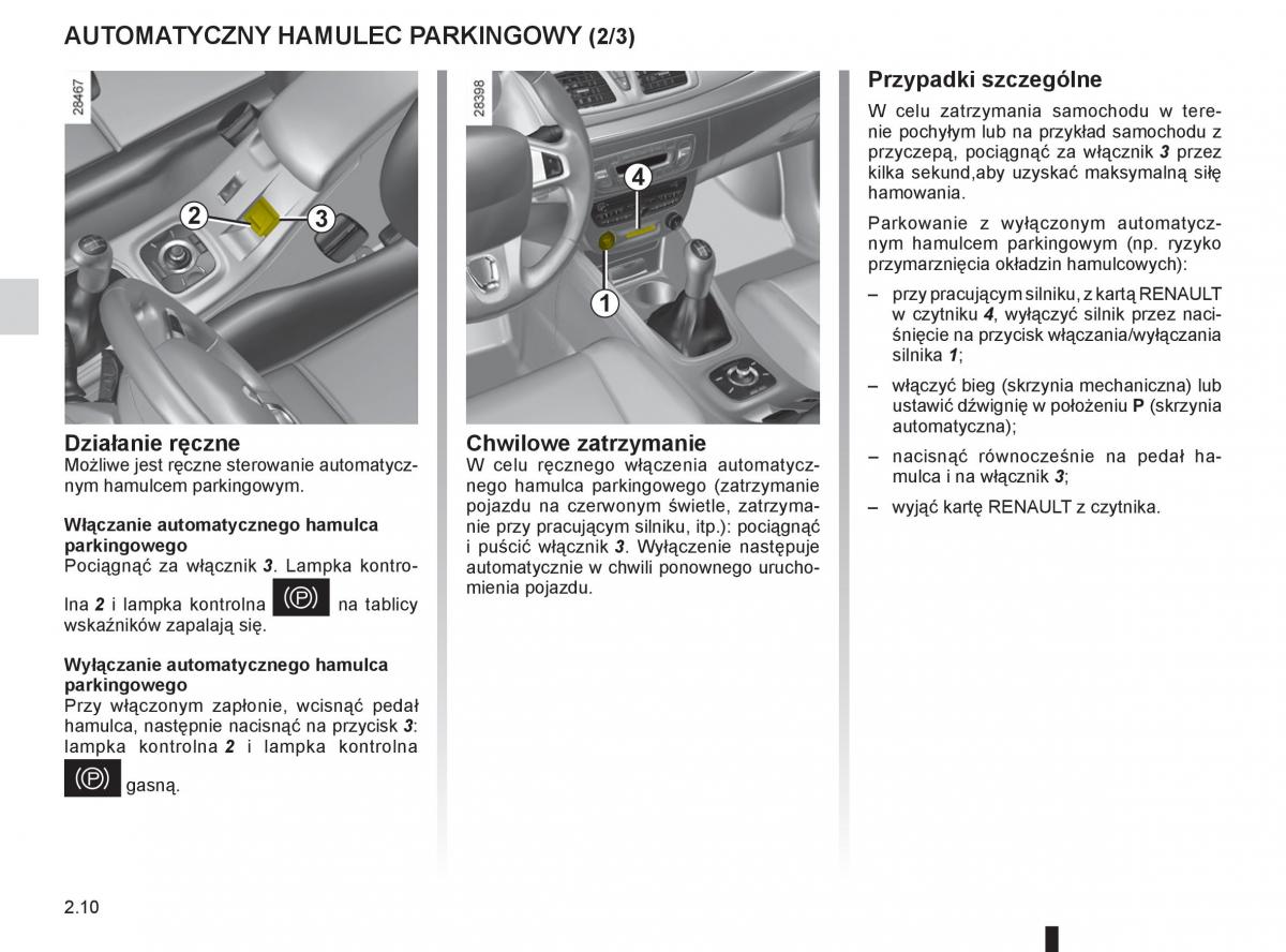 Renault Megane III 3 manual / page 94
