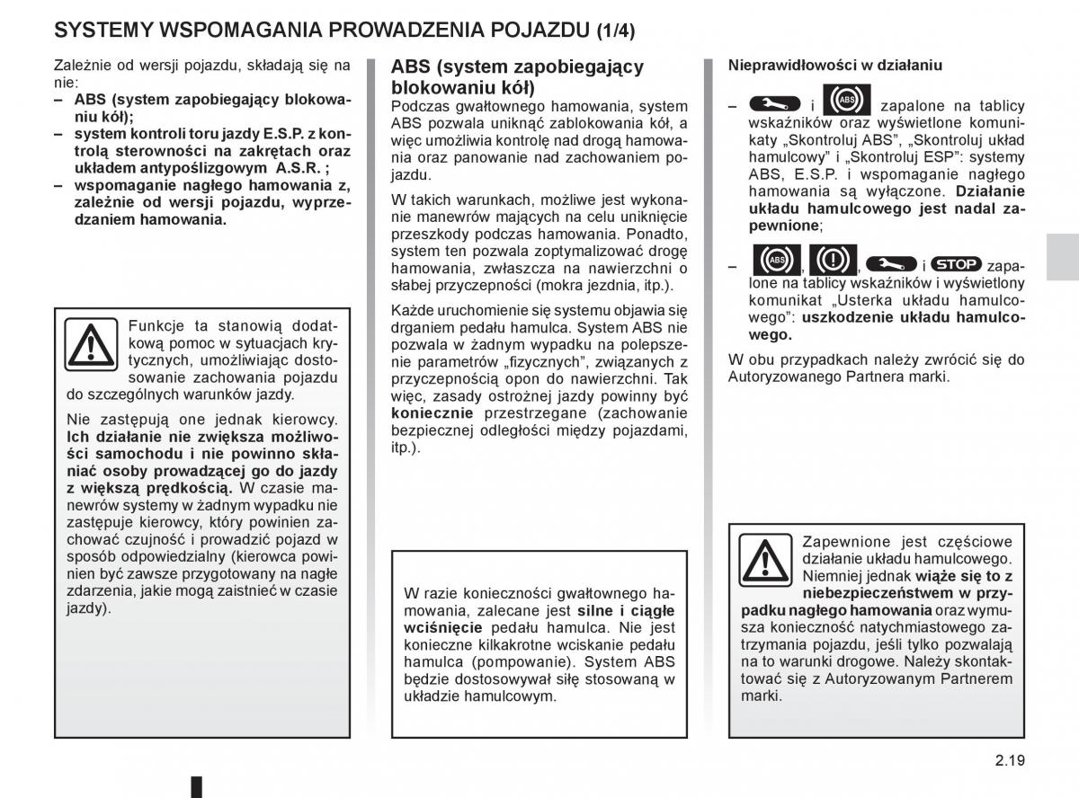 Renault Megane III 3 manual / page 103