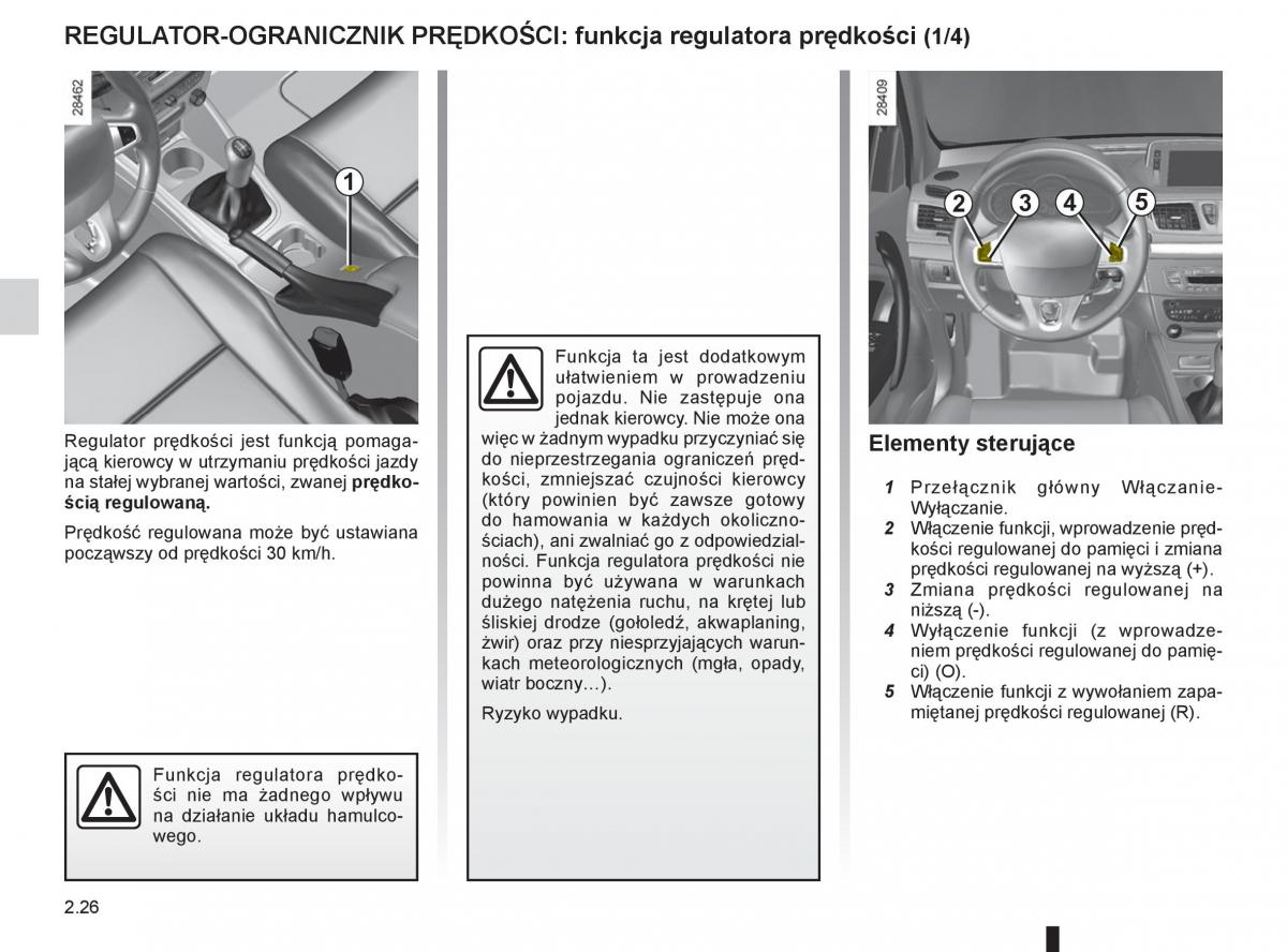 Renault Megane III 3 manual / page 110