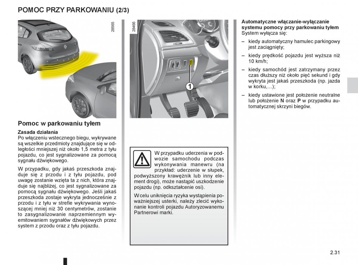 Renault Megane III 3 manual / page 115