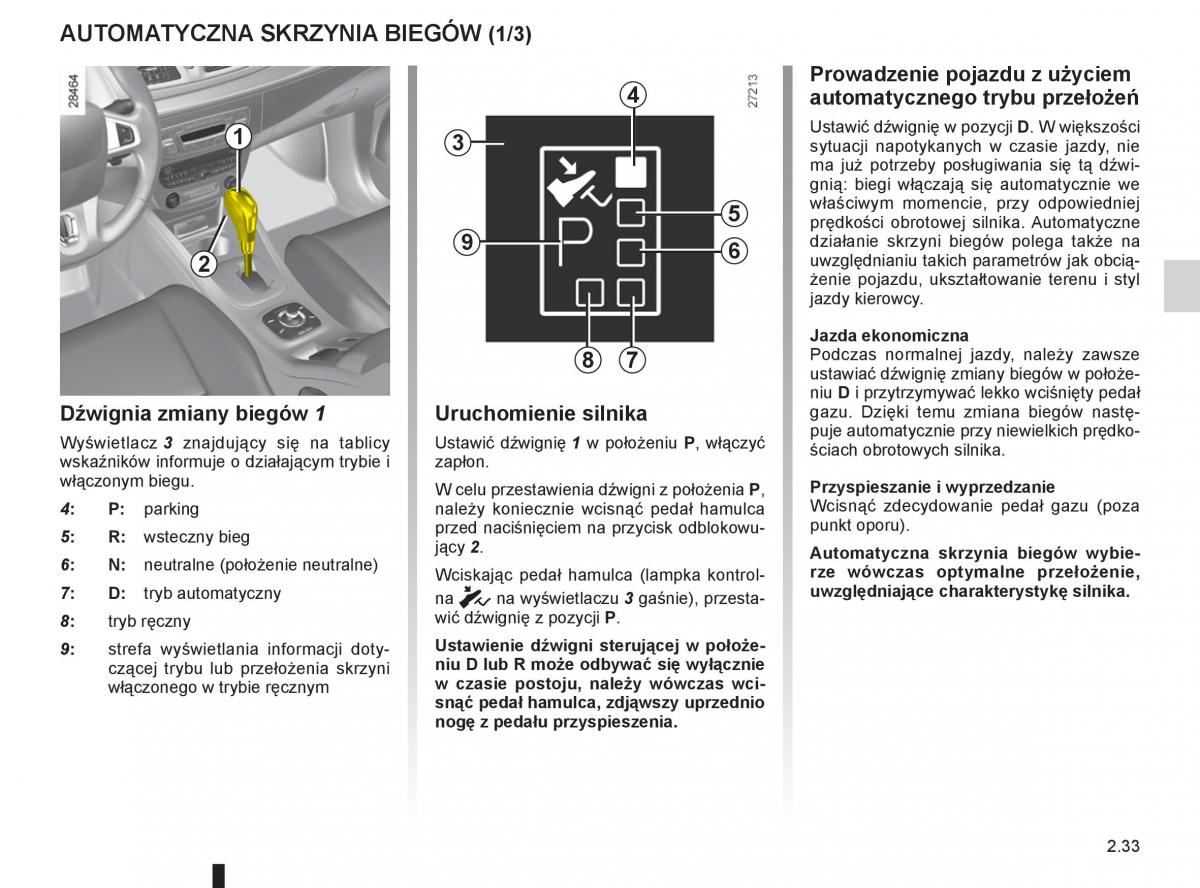 Renault Megane III 3 manual / page 117