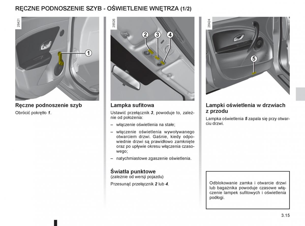 Renault Megane III 3 manual / page 135