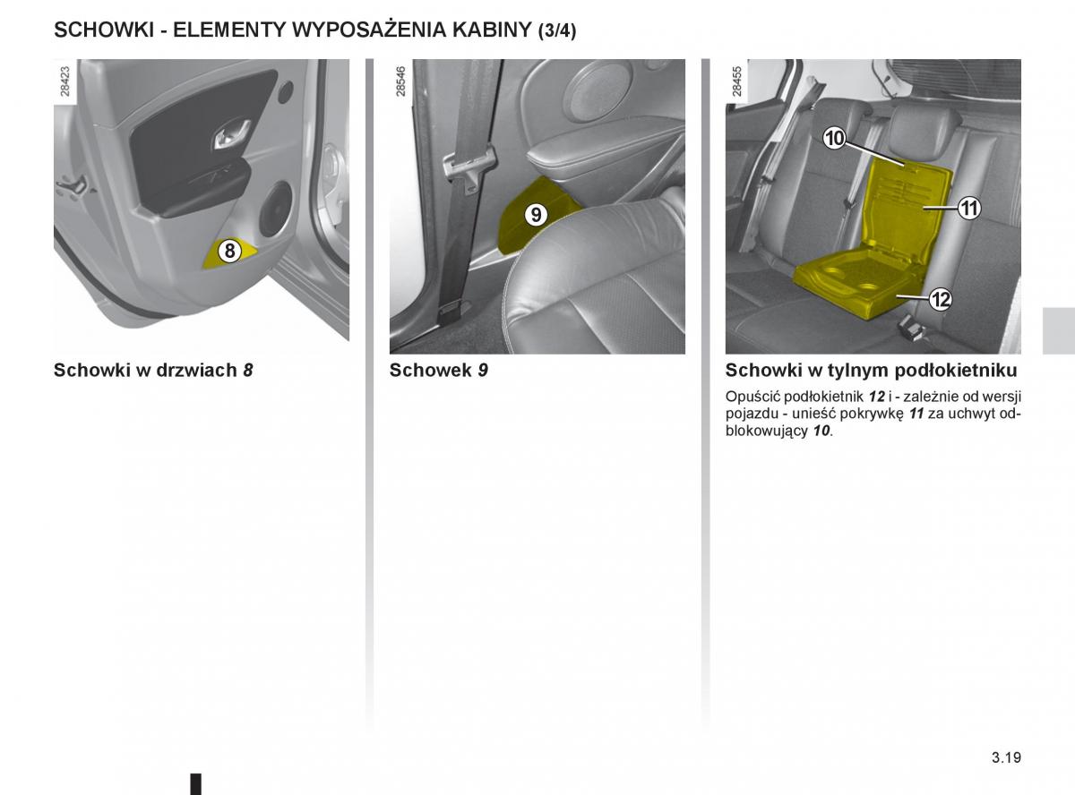 Renault Megane III 3 manual / page 139