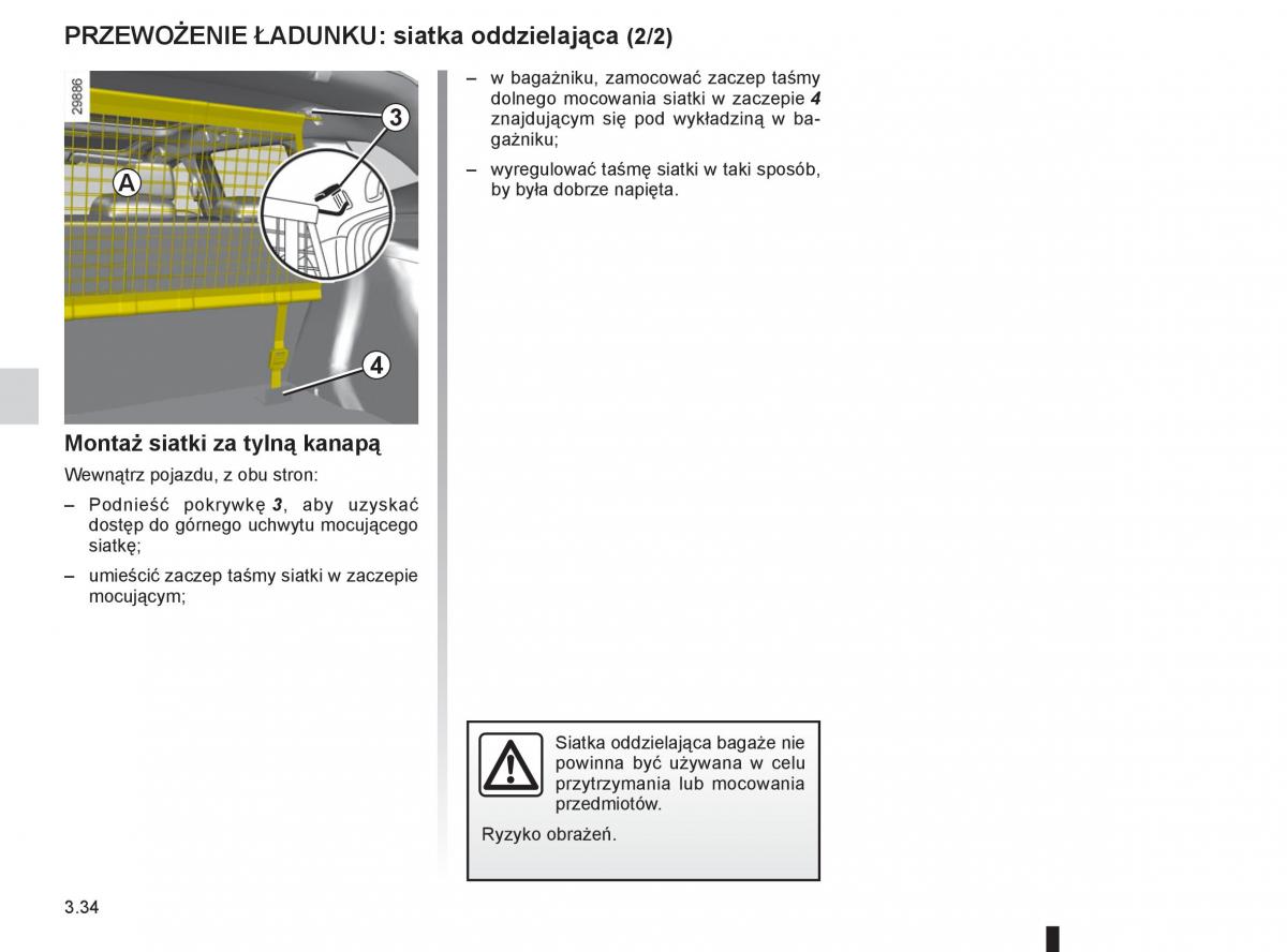 Renault Megane III 3 manual / page 154