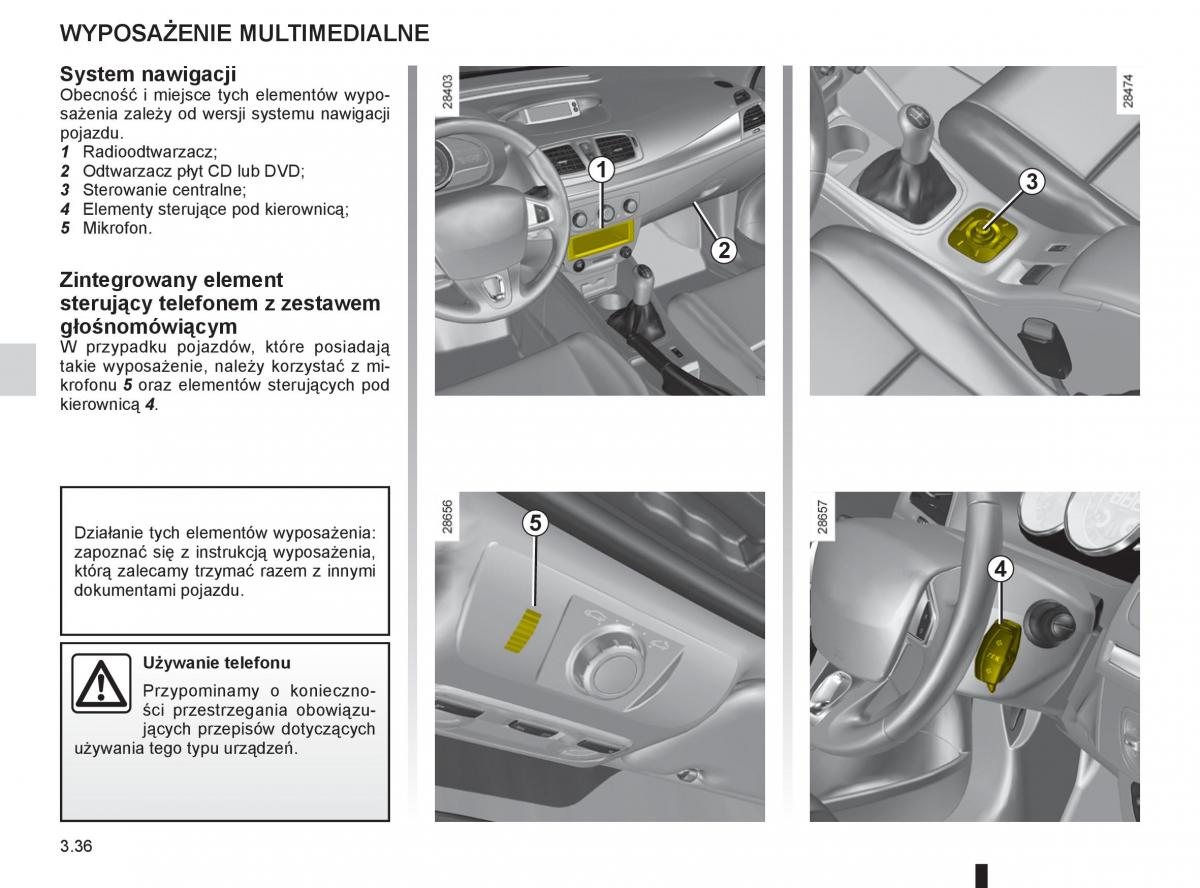 Renault Megane III 3 manual / page 156