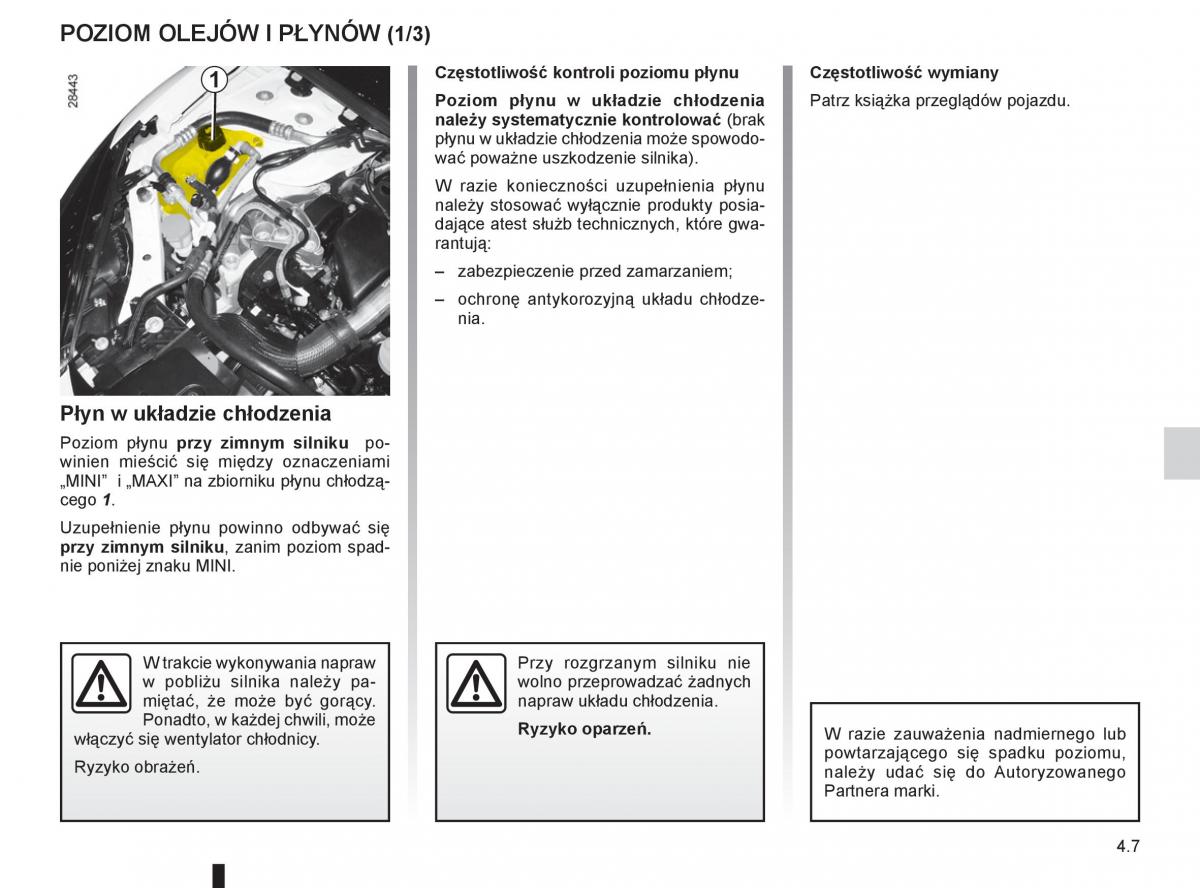 Renault Megane III 3 manual / page 163