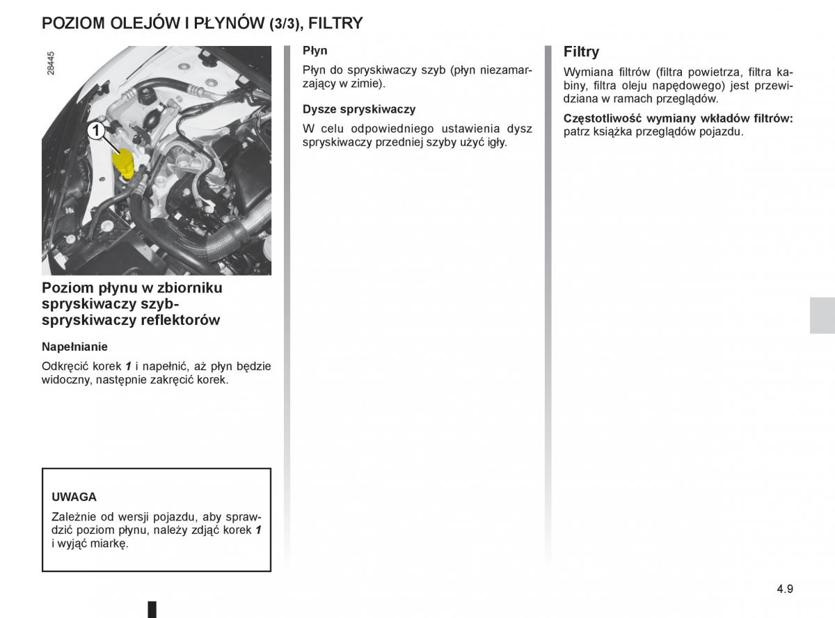 Renault Megane III 3 manual / page 165