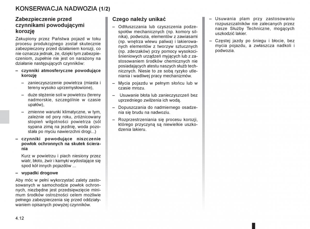 Renault Megane III 3 manual / page 168