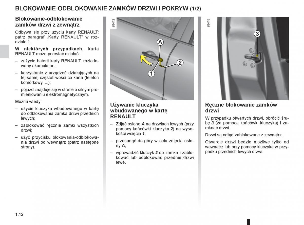 Renault Megane III 3 manual / page 18