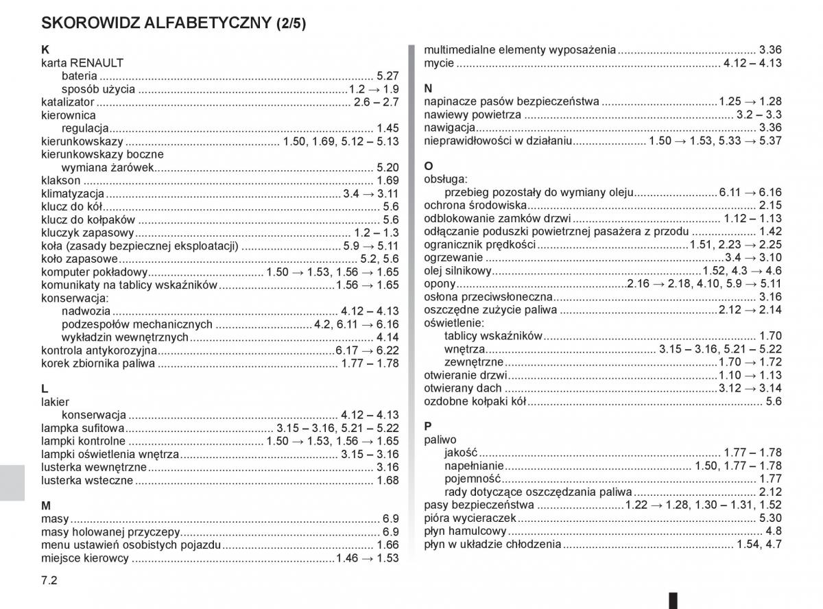 Renault Megane III 3 manual / page 232