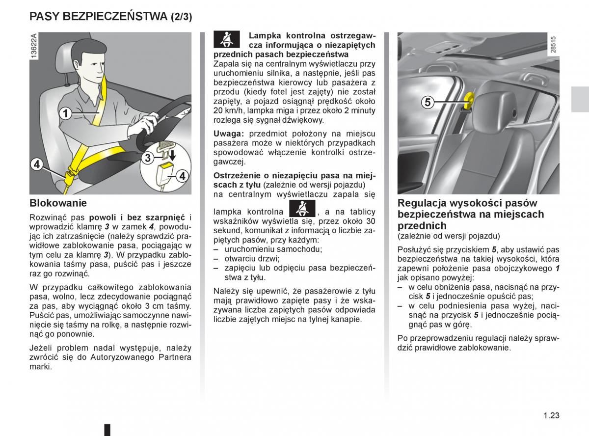 Renault Megane III 3 manual / page 29