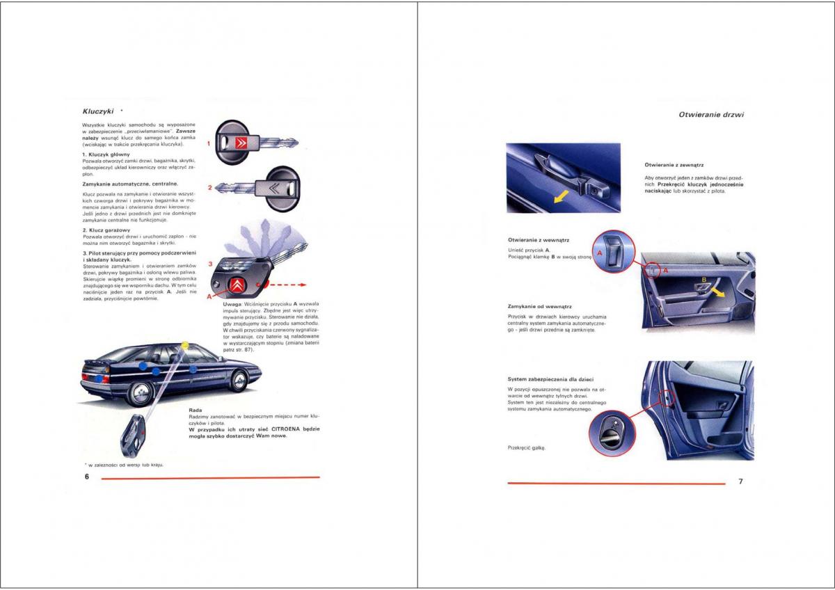 Citroen XM instrukcja obslugi / page 3