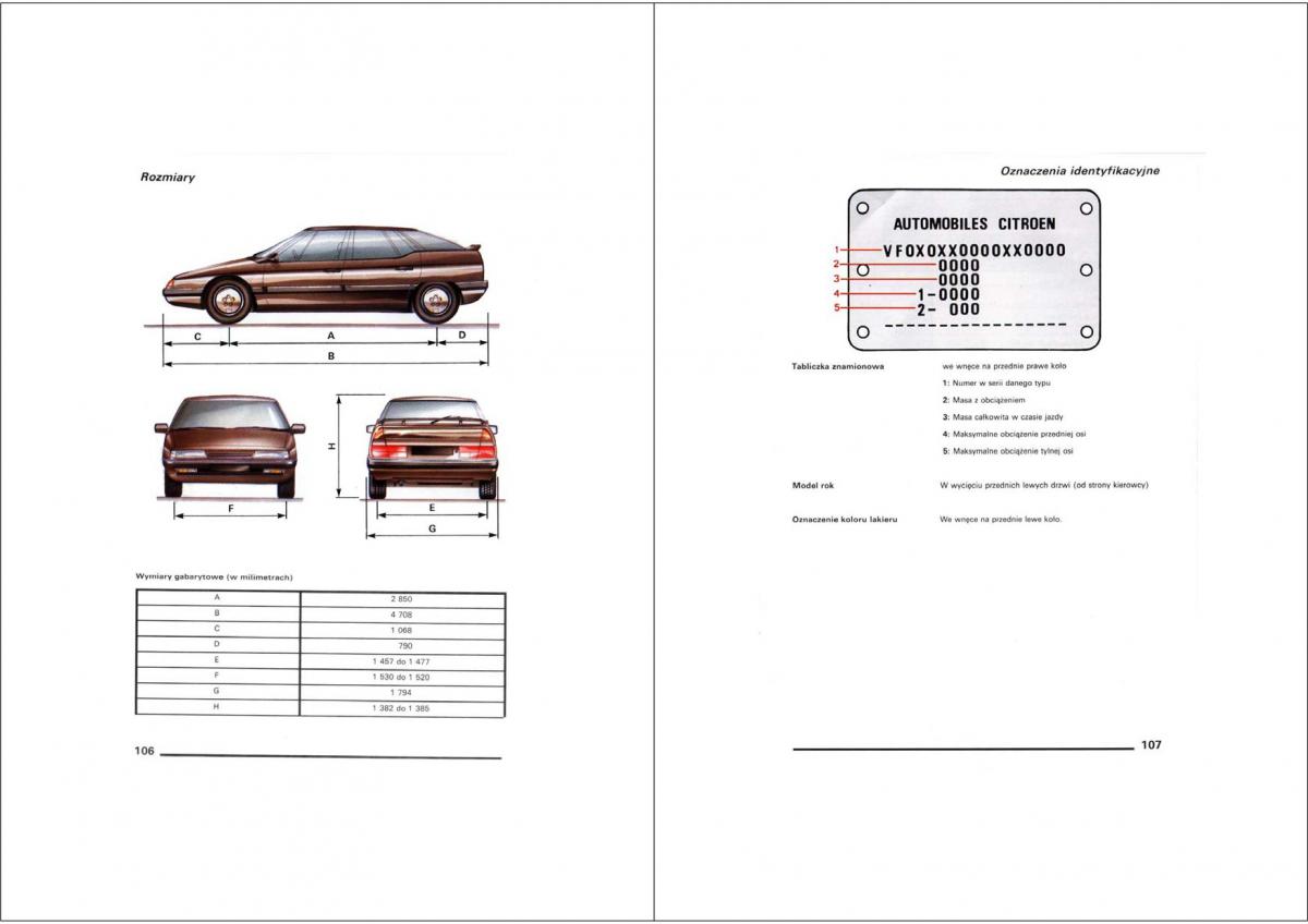 manual  Citroen XM instrukcja / page 53