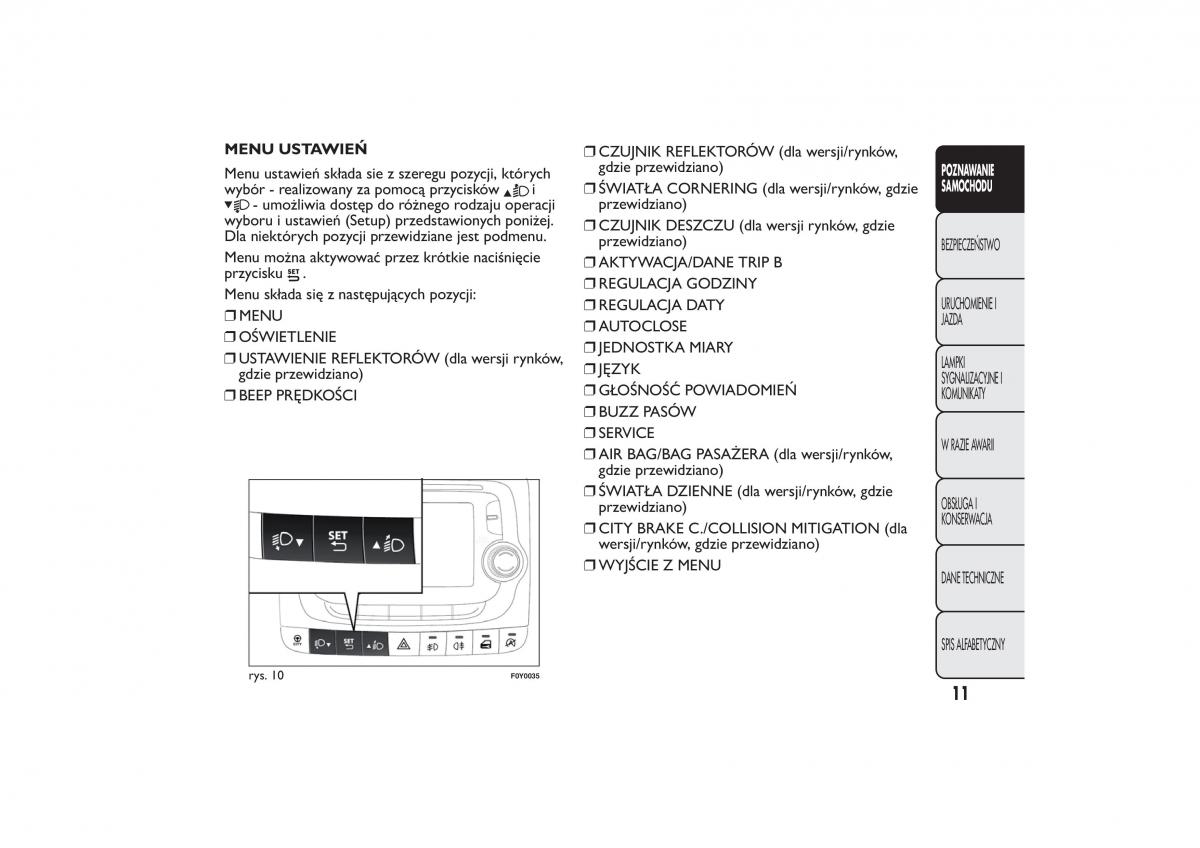 manual  Fiat 500L instrukcja / page 15