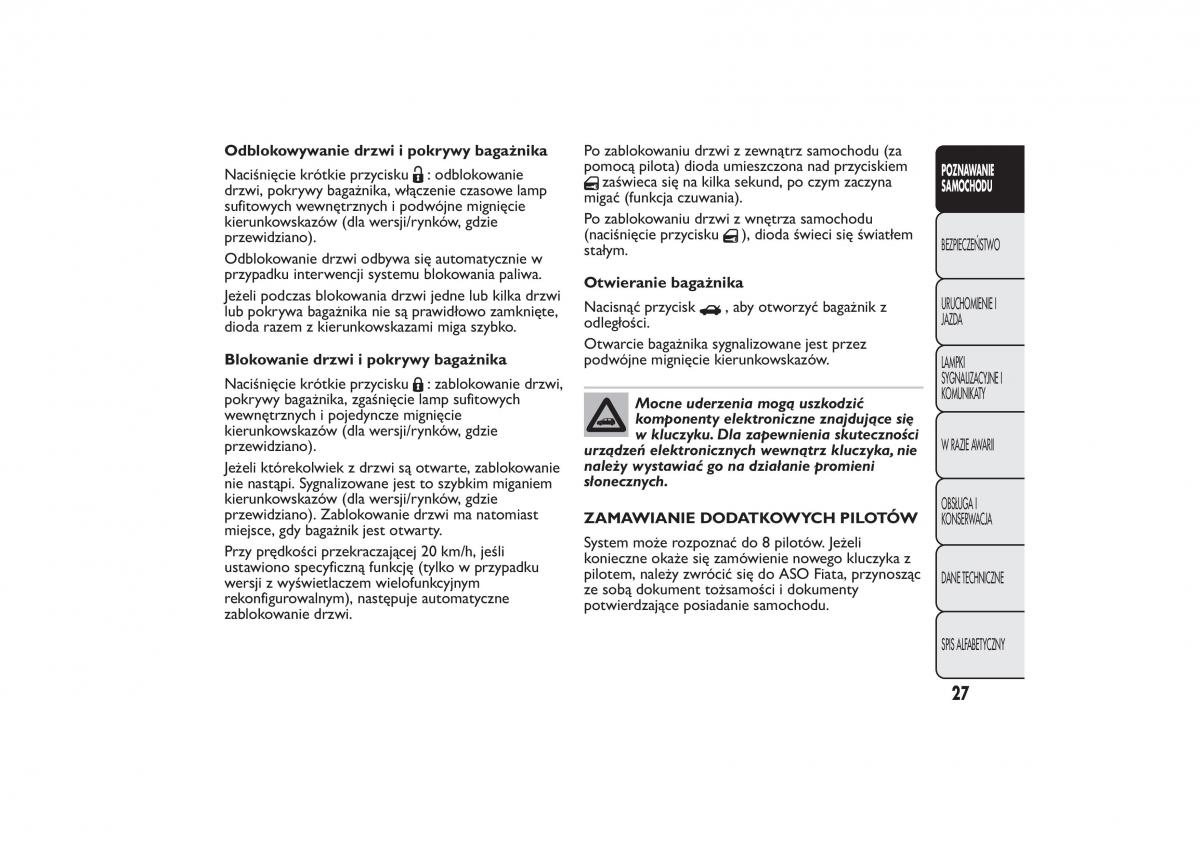 Fiat 500L instrukcja obslugi / page 31