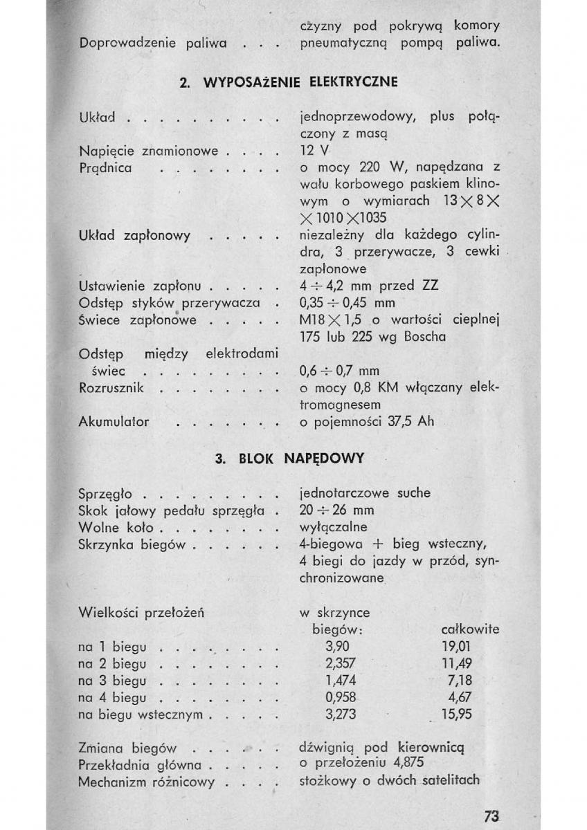 manual  Syrena 104 instrukcja / page 74