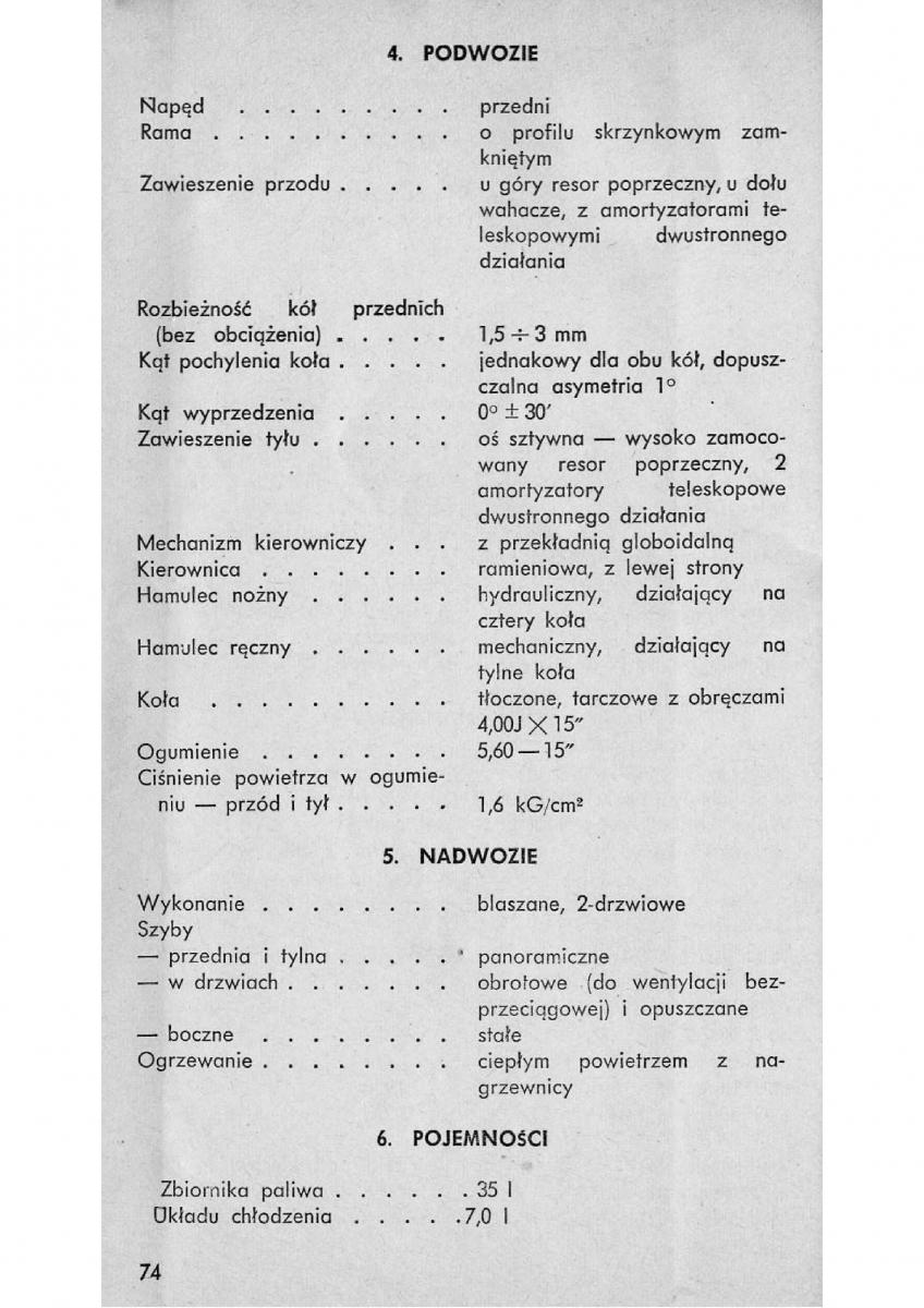 manual  Syrena 104 instrukcja / page 75