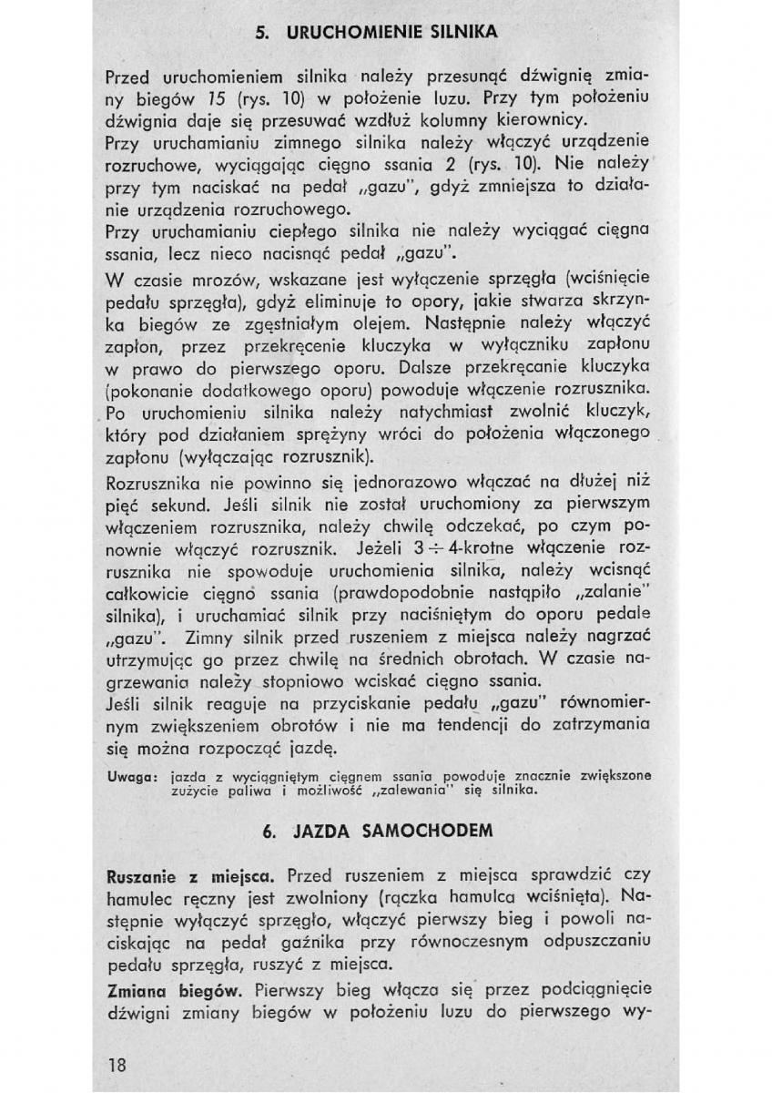 manual  Syrena 104 instrukcja / page 19