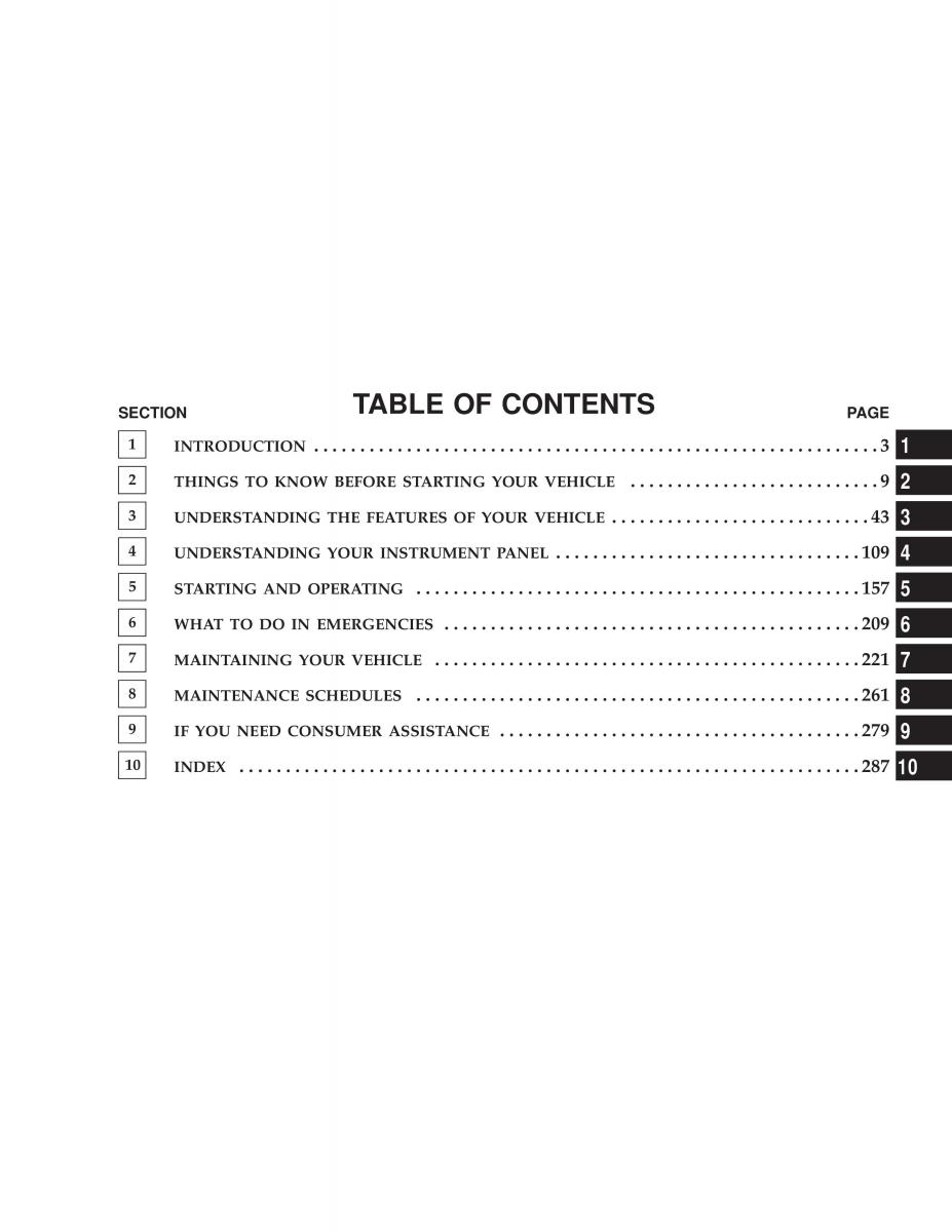 Jeep Wrangler TJ owners manual / page 1