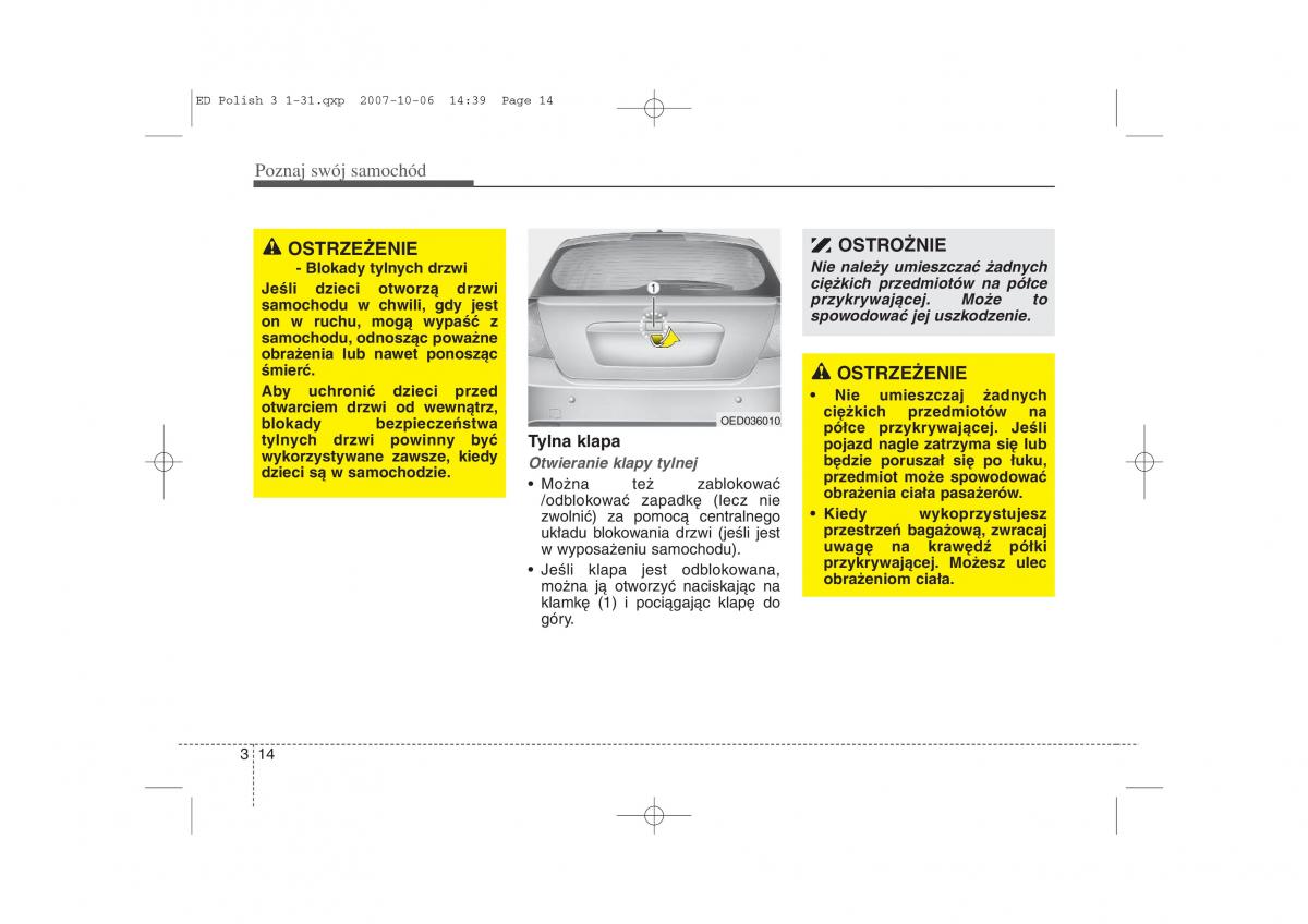 manual  Kia Ceed I instrukcja / page 21