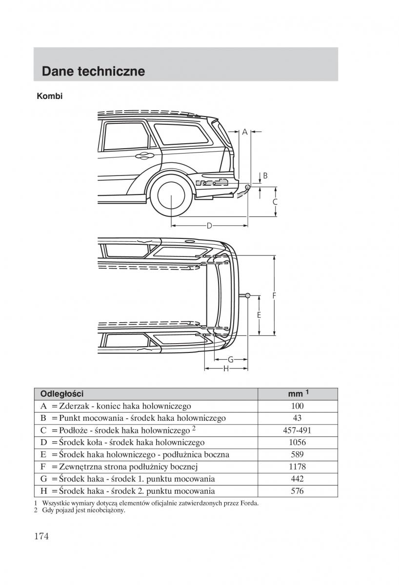 Ford Focus 1 I instrukcja obslugi / page 176