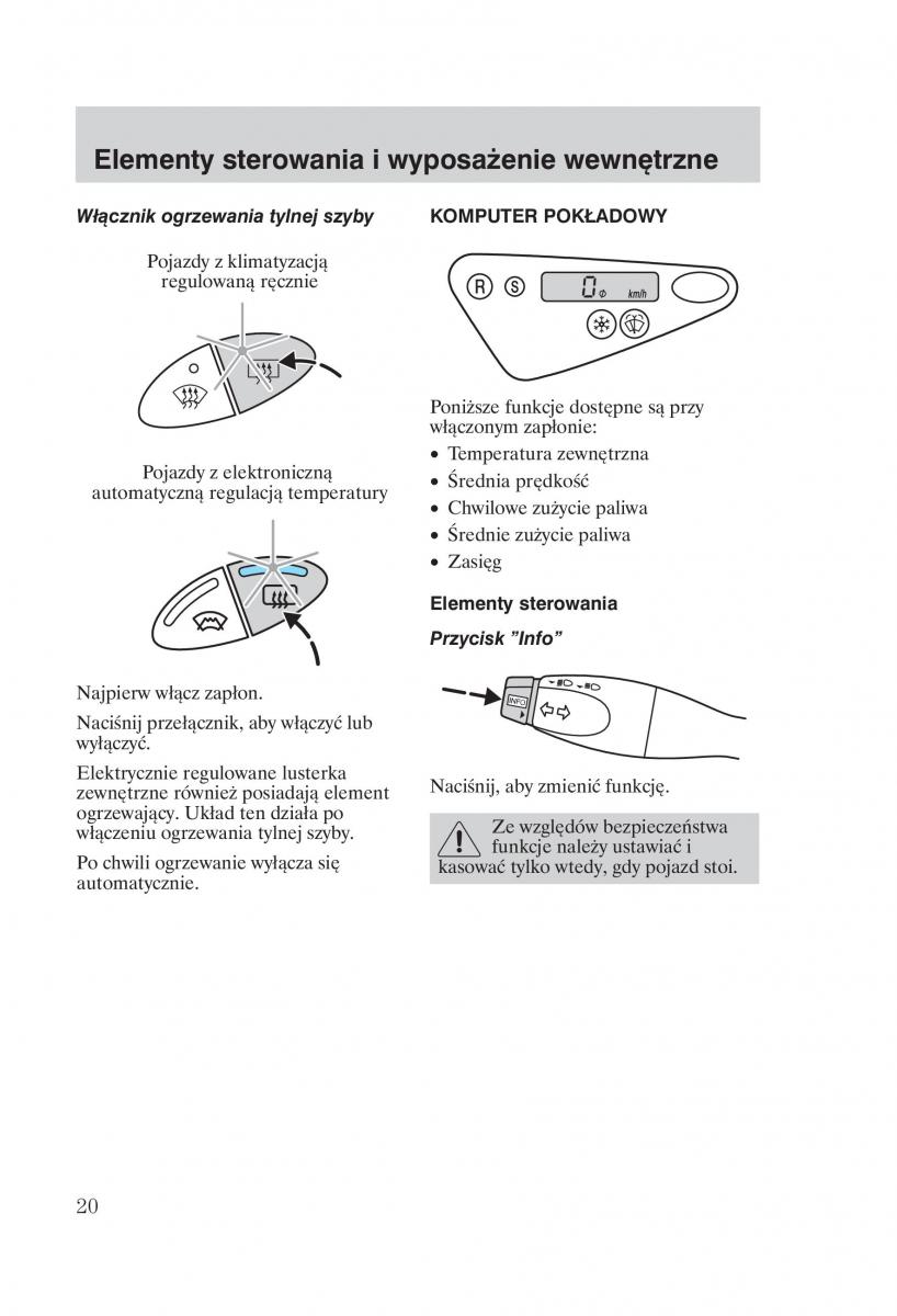 Ford Focus 1 I instrukcja obslugi / page 22