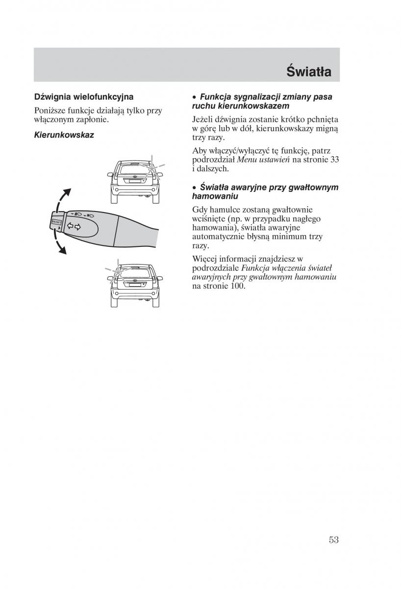 Ford Fiesta VI instrukcja obslugi / page 55