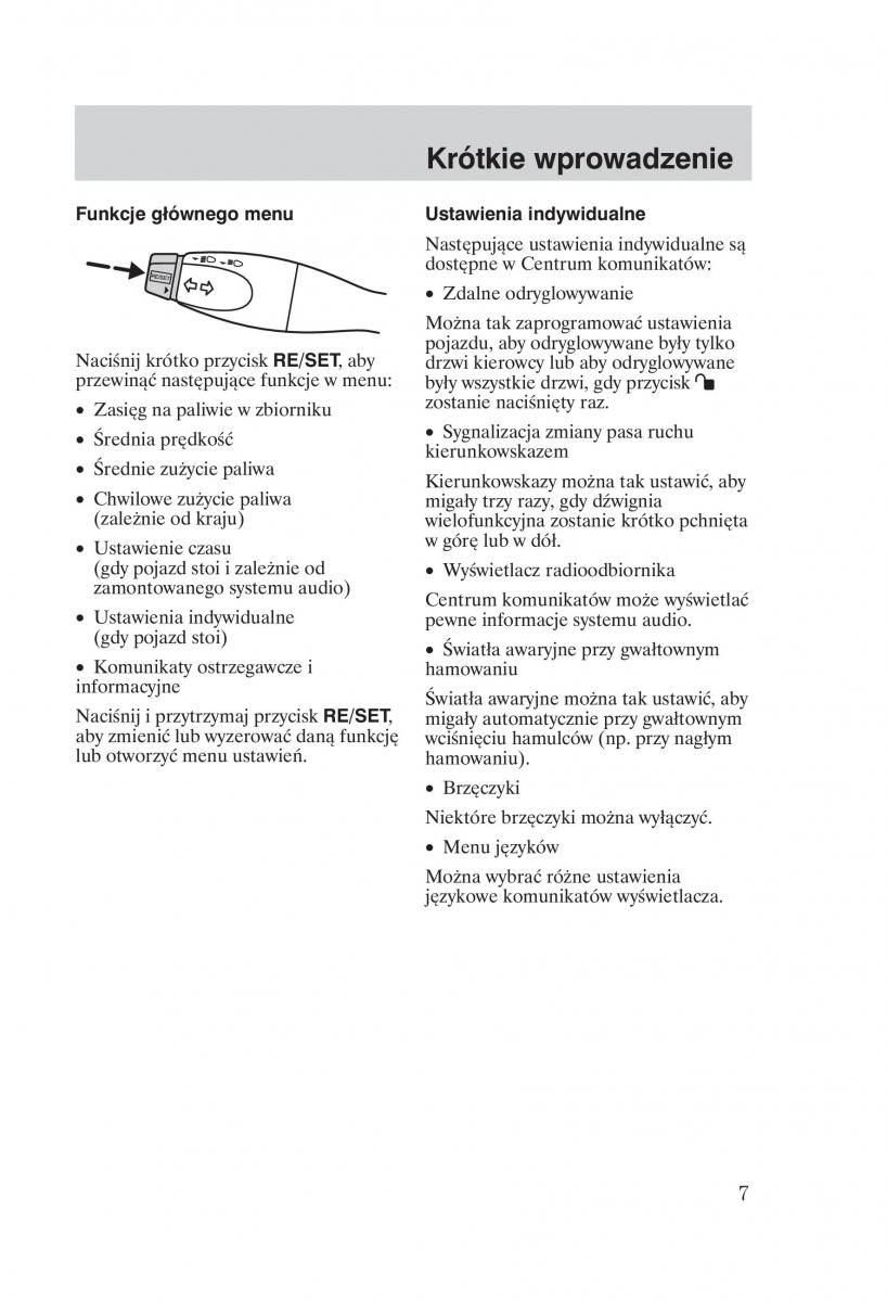 manual  Ford Fiesta VI instrukcja / page 9
