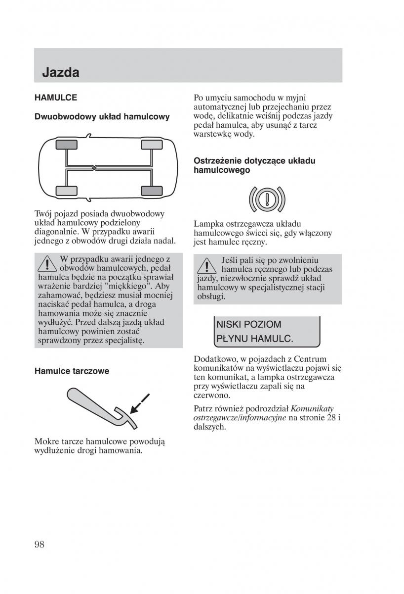 Ford Fiesta VI instrukcja obslugi / page 100