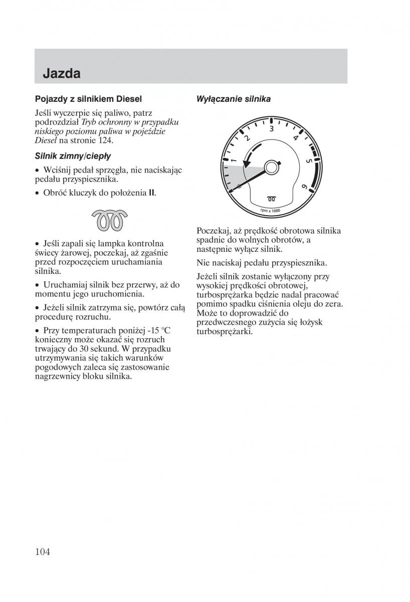 Ford Fiesta VI instrukcja obslugi / page 106