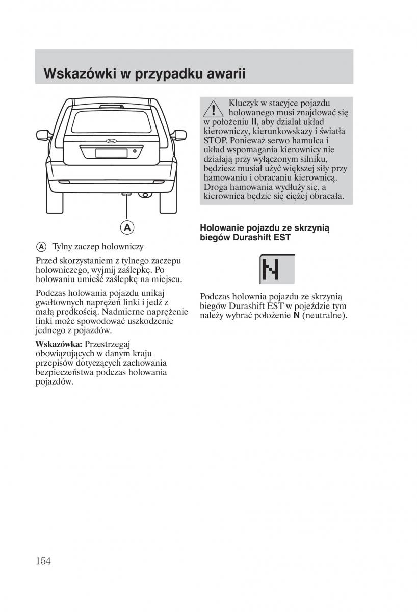 Ford Fiesta VI instrukcja obslugi / page 156
