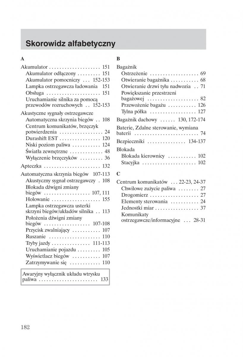 manual  Ford Fiesta VI instrukcja / page 184