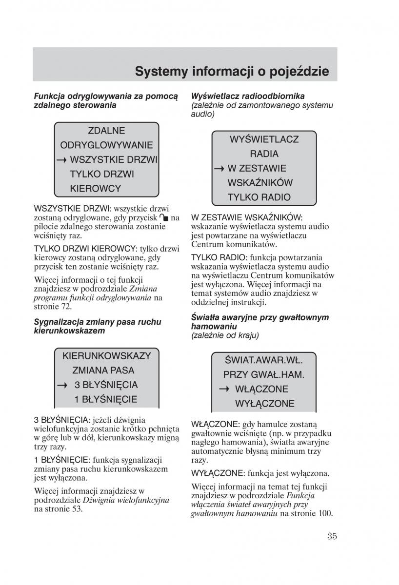 Ford Fiesta VI instrukcja obslugi / page 37