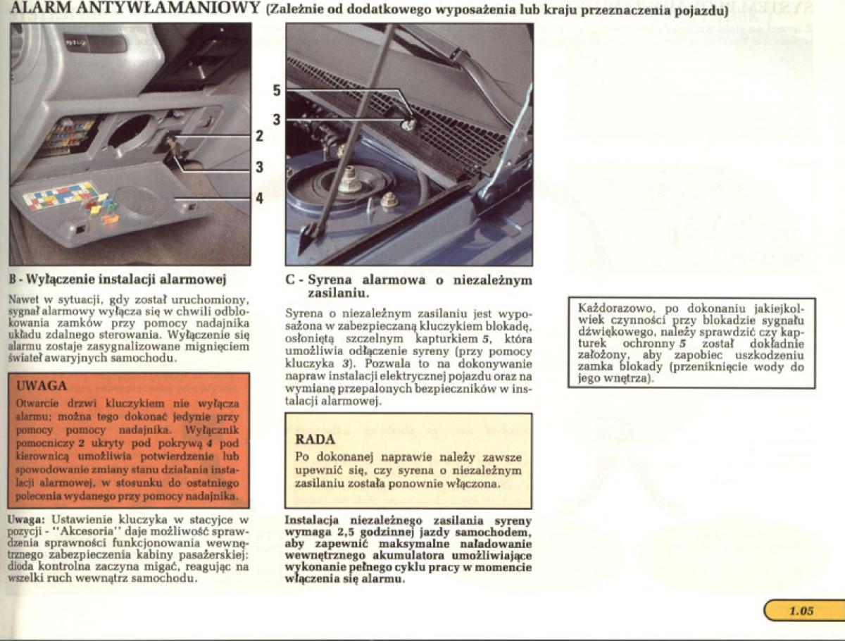 manual  Renault Laguna I 1 instrukcja / page 7