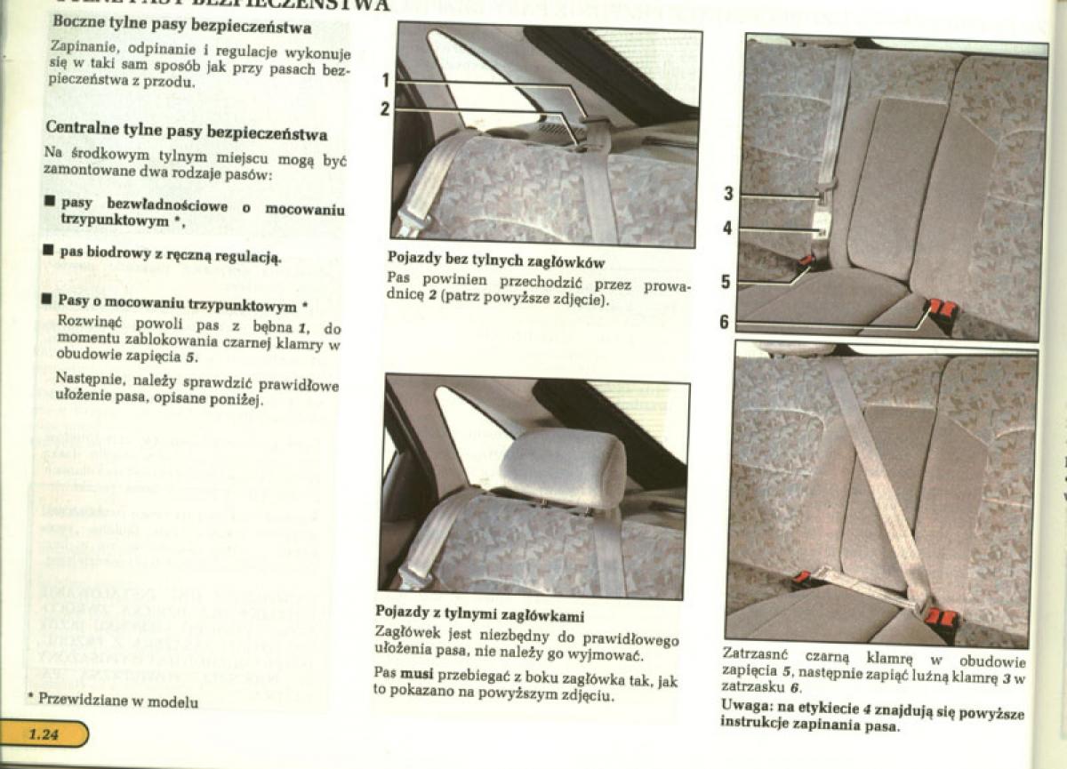 instrukcja obsługi Renault Laguna Renault Laguna I 1 instrukcja / page 26