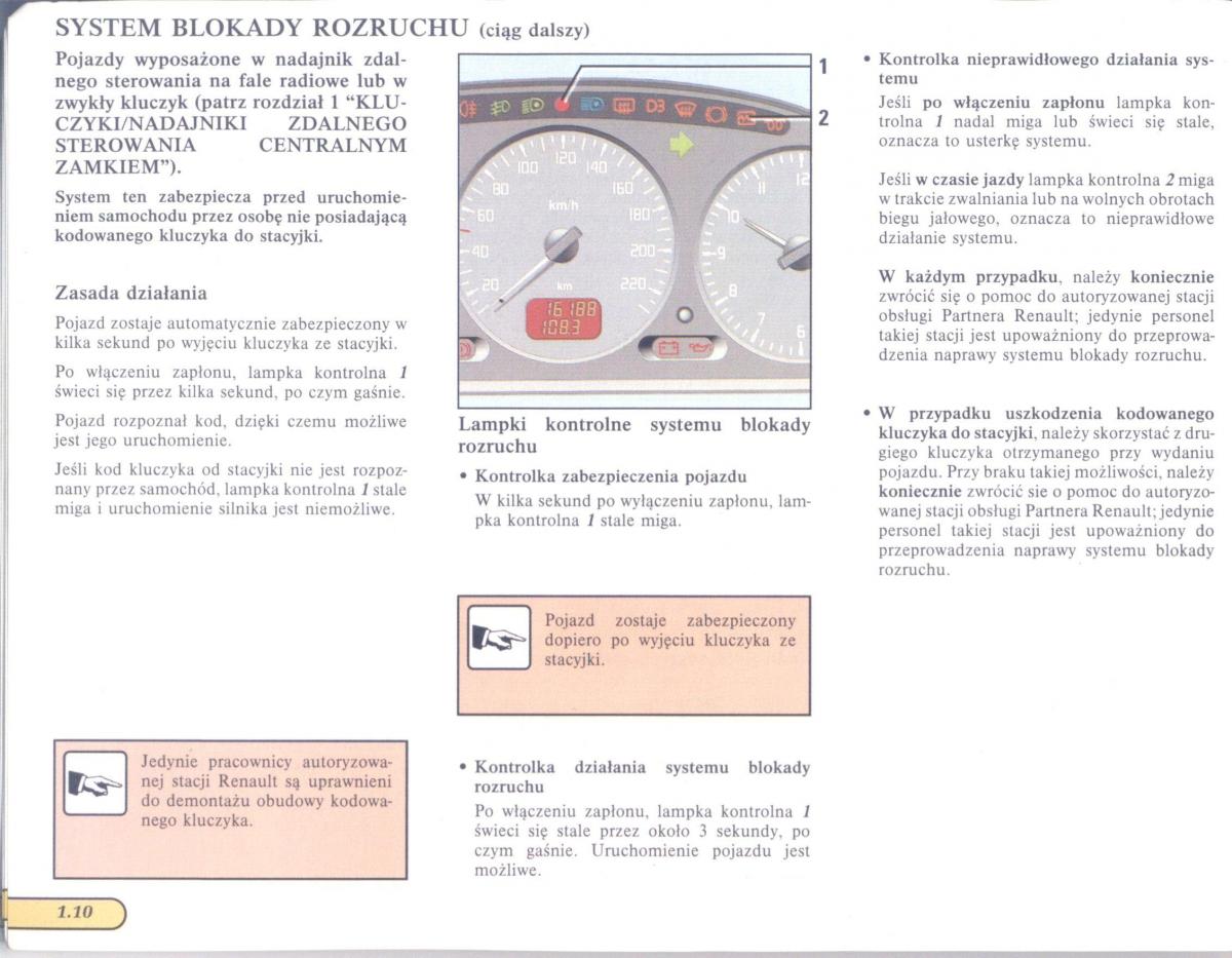 Renault Scenic I 1 instrukcja obslugi / page 16