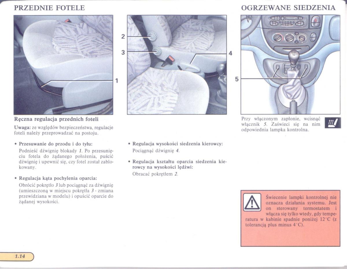 Renault Scenic I 1 instrukcja obslugi / page 20