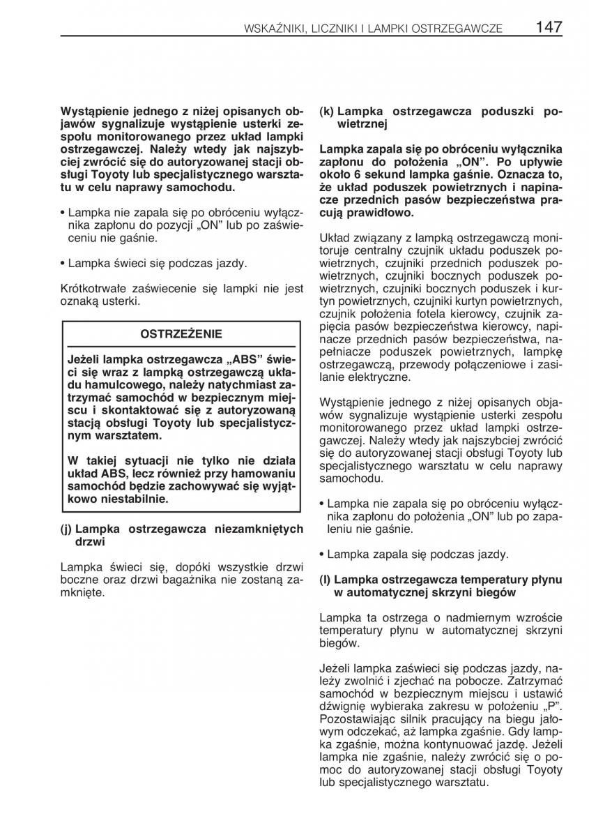Toyota Rav4 II 2 instrukcja obslugi / page 154