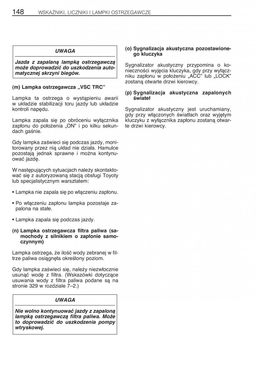 Toyota Rav4 II 2 instrukcja obslugi / page 155