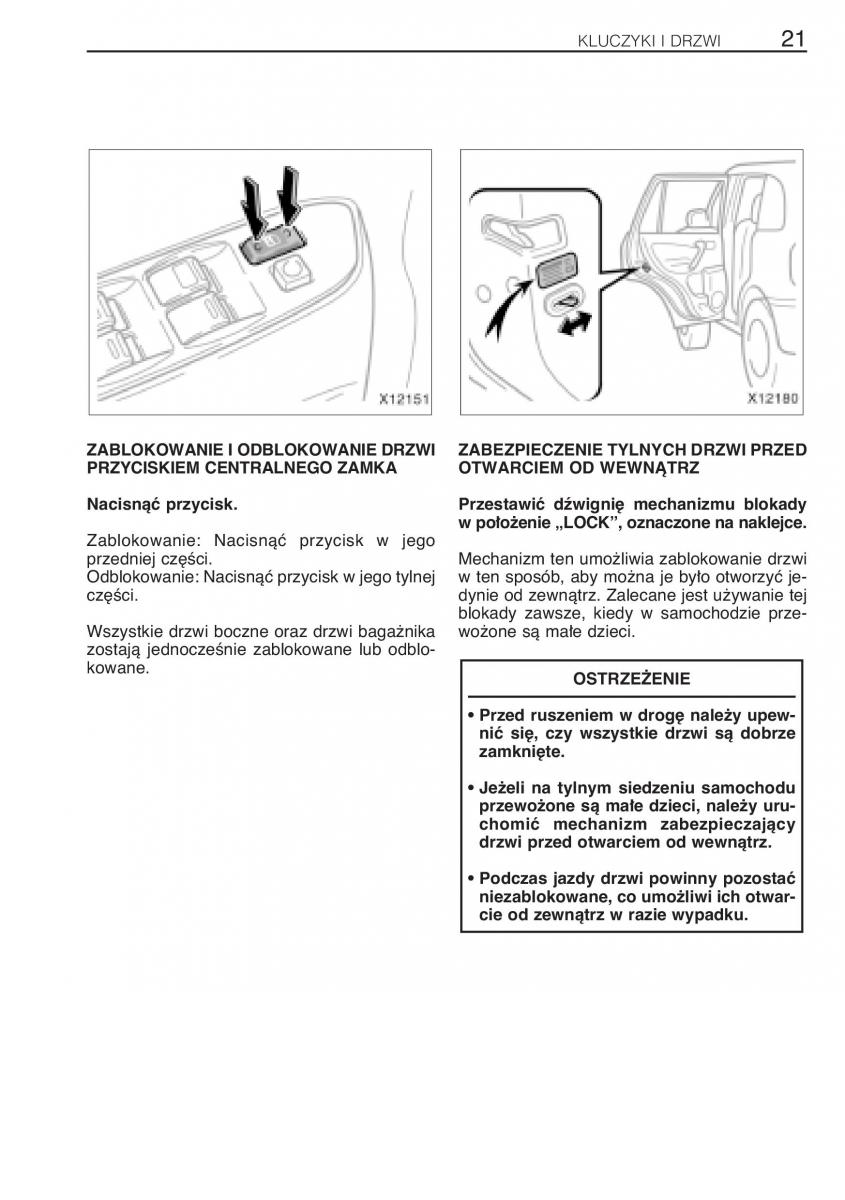 Toyota Rav4 II 2 instrukcja obslugi / page 28