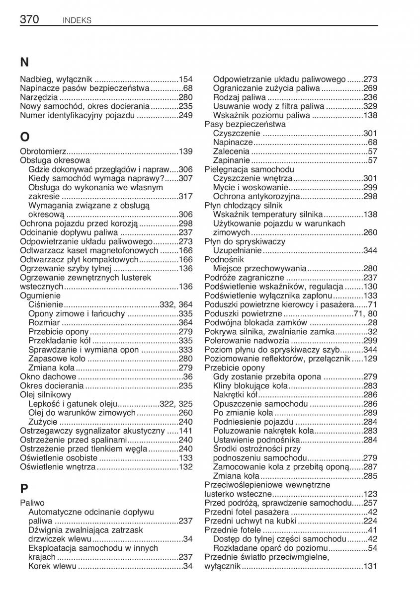 manual  Toyota Rav4 II 2 instrukcja / page 377