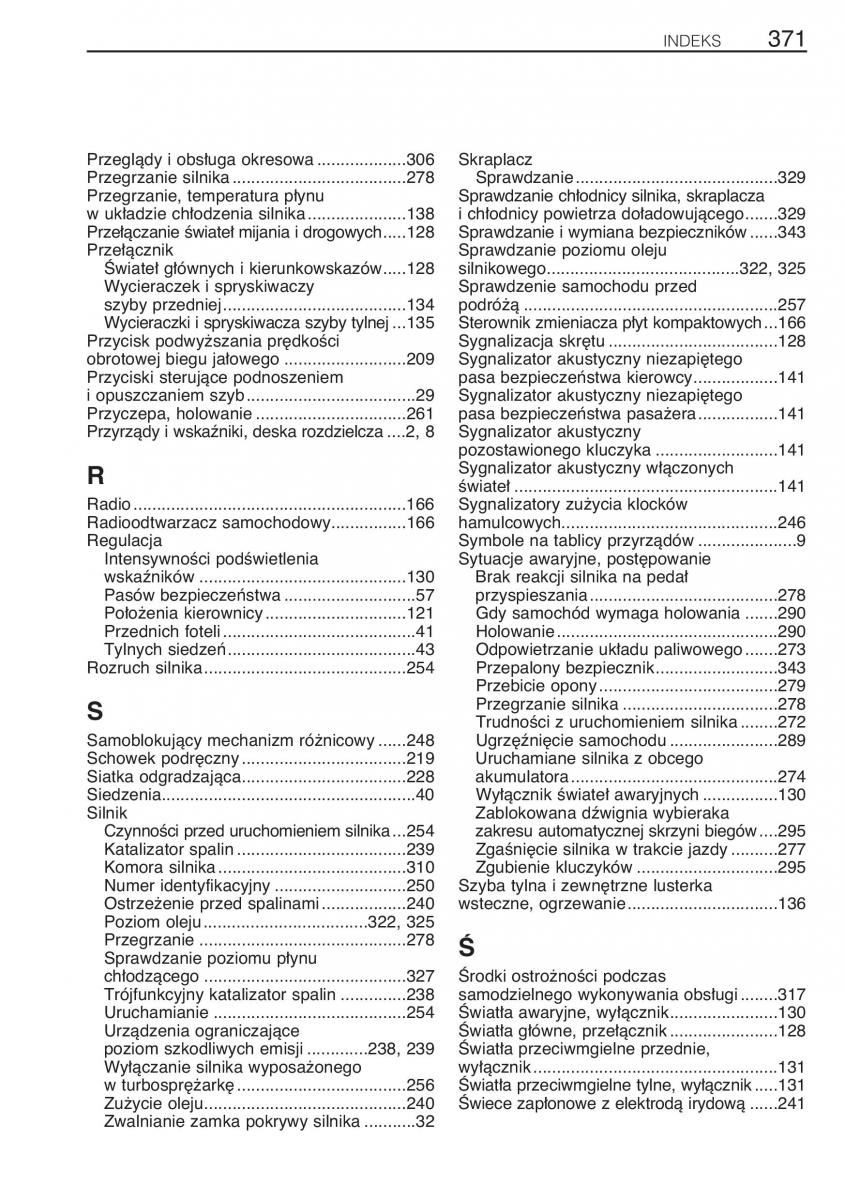 manual  Toyota Rav4 II 2 instrukcja / page 378