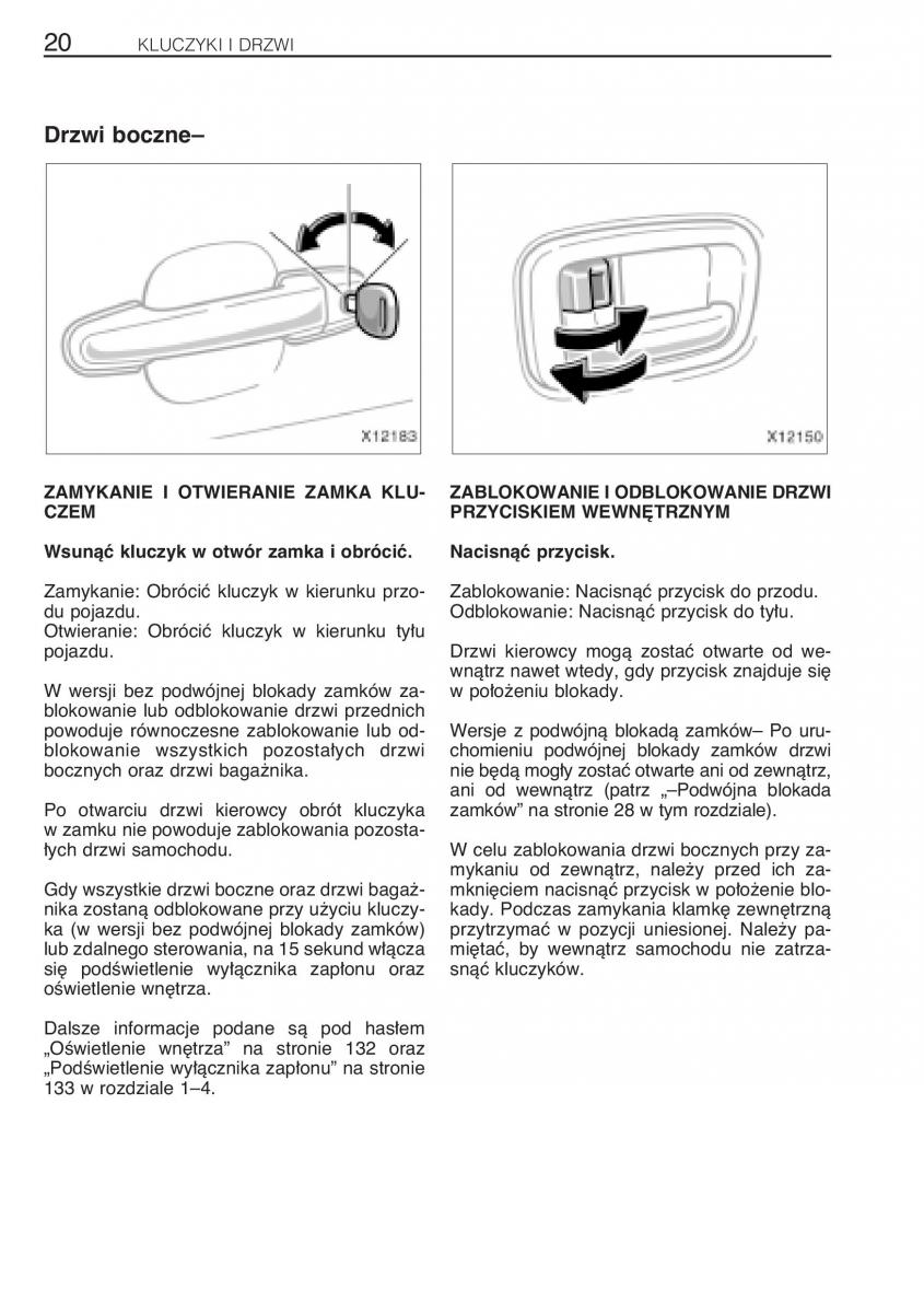 manual Toyota RAV4 Toyota Rav4 II 2 instrukcja page 27 pdf