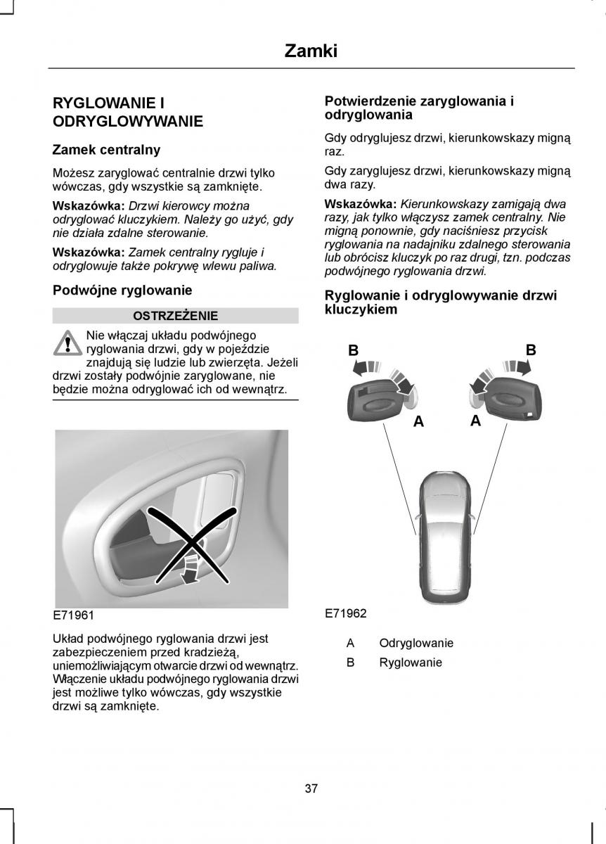  Ford S Max Ford S Max I 1 instrukcja / page 39