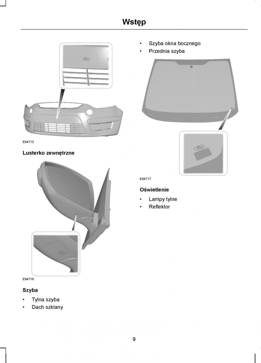 manual  Ford S Max I 1 instrukcja / page 11
