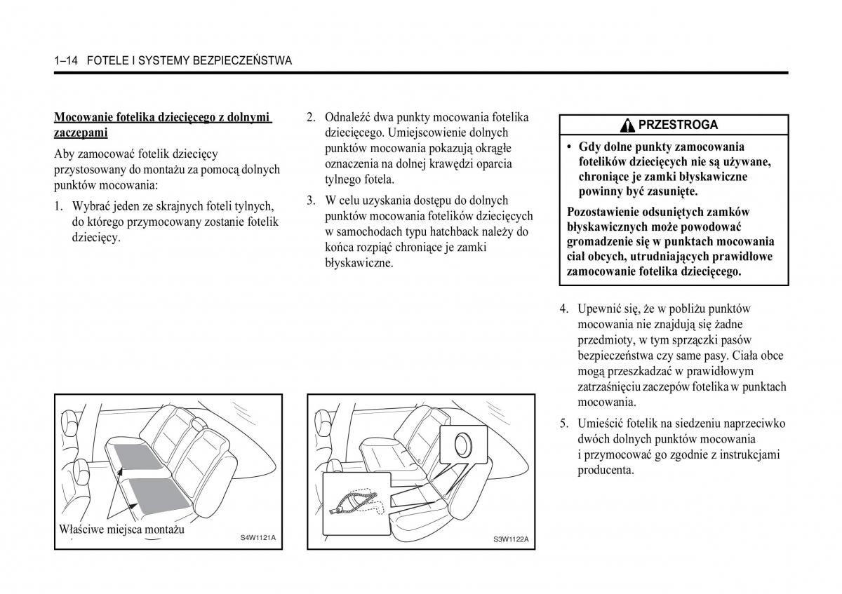 Chevrolet Aveo I 1 instrukcja obslugi / page 20