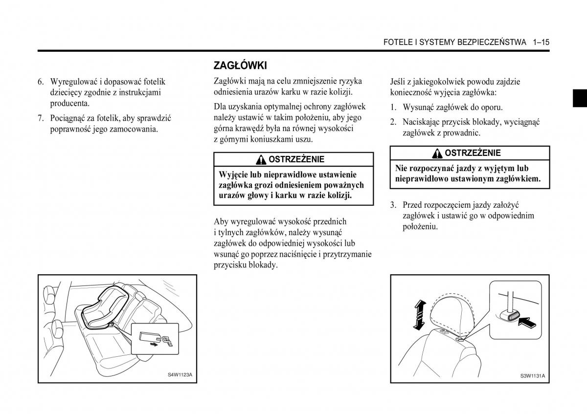 manual  Chevrolet Aveo I 1 instrukcja / page 21