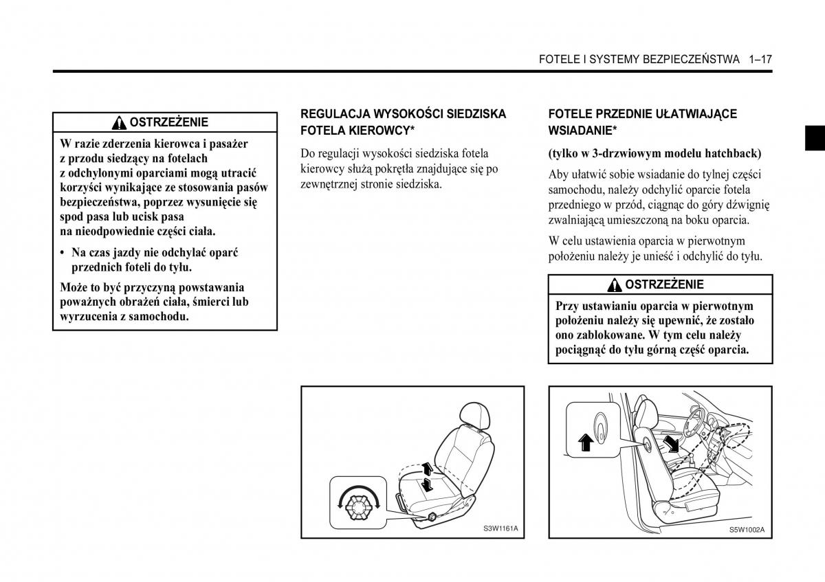 Chevrolet Aveo I 1 instrukcja obslugi / page 23